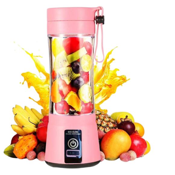 Pink Portable Personal Blender,Mini Juicer Cup Smoothie Maker ,USB Charger - Picture 1 of 12